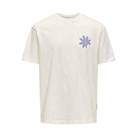 ONLY &amp; SONS Koszulka w kolorze białym ze sklepu Limango Polska w kategorii T-shirty męskie - zdjęcie 181217545