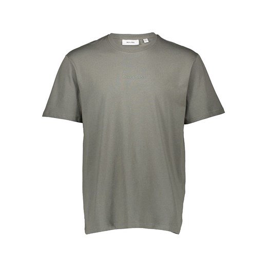 ONLY &amp; SONS Koszulka w kolorze szarym ze sklepu Limango Polska w kategorii T-shirty męskie - zdjęcie 181217585