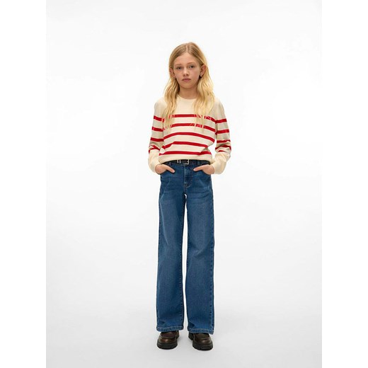 Vero Moda Girl Sweter &quot;Saba&quot; w kolorze kremowym ze sklepu Limango Polska w kategorii Swetry dziewczęce - zdjęcie 181217659