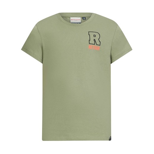 Retour Koszulka &quot;Benneth&quot; w kolorze khaki ze sklepu Limango Polska w kategorii T-shirty chłopięce - zdjęcie 181217748