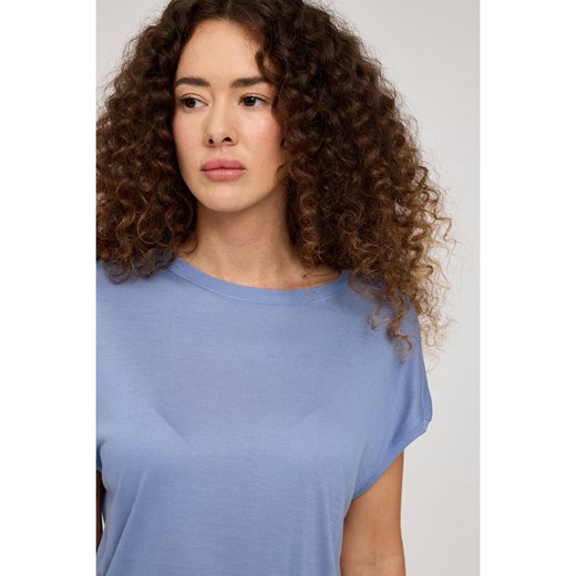 Bluzka damska Mazine z okrągłym dekoltem 