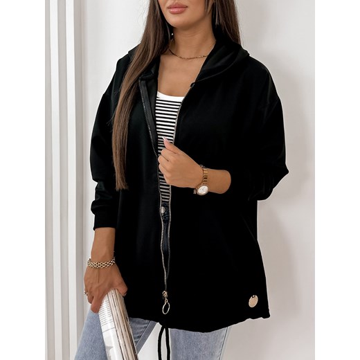 bluza lea czarna one size ze sklepu UBRA w kategorii Bluzy damskie - zdjęcie 181218556
