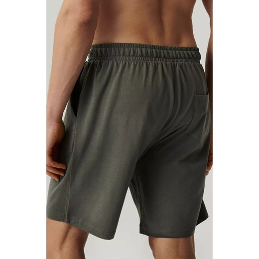 Atlantic spodenki męskie do spania NMB-039-KHAKI, Kolor khaki, Rozmiar S, ATLANTIC ze sklepu Intymna w kategorii Spodenki męskie - zdjęcie 181218788