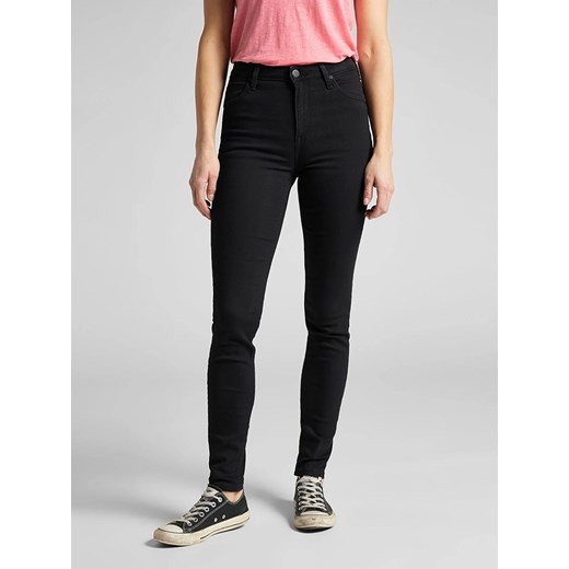 Lee Dżinsy - Slim fit - w kolorze czarnym ze sklepu Limango Polska w kategorii Jeansy damskie - zdjęcie 181219035