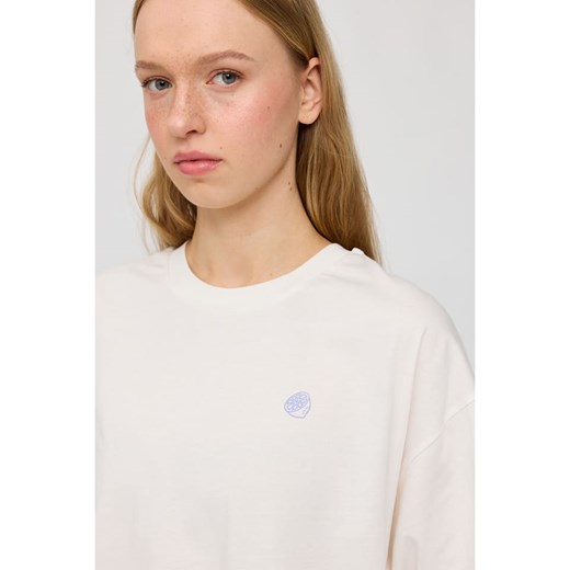 Mazine bluzka damska z krótkim rękawem z okrągłym dekoltem 