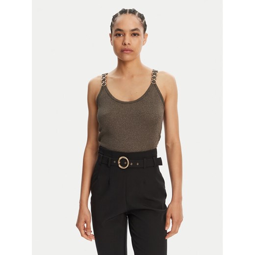 Morgan Top 251-DIDOA Zielony Slim Fit ze sklepu MODIVO w kategorii Bluzki damskie - zdjęcie 181219318