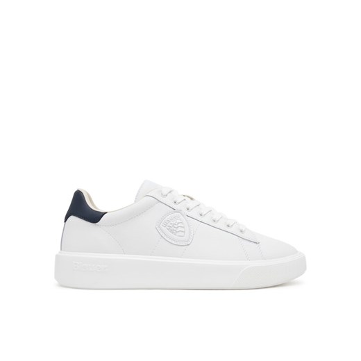Blauer Sneakersy S5BUCK01/LEA Biały ze sklepu MODIVO w kategorii Buty sportowe męskie - zdjęcie 181219447