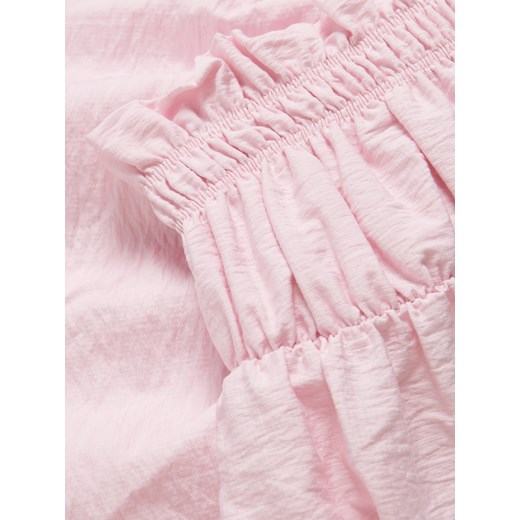 Reserved - Marszczony top z wiskozą - różowy Reserved M Reserved