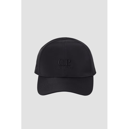 C.P. COMPANY Czarna męska czapka z daszkiem oraz goglami ze sklepu outfit.pl w kategorii Czapki z daszkiem męskie - zdjęcie 181222395