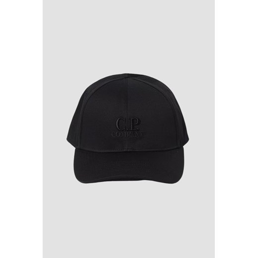 C.P. COMPANY Czarna męska czapka z daszkiem ze sklepu outfit.pl w kategorii Czapki z daszkiem męskie - zdjęcie 181222405