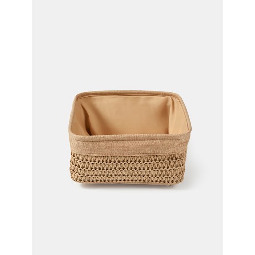 Sinsay - Kosz do przechowywania - beżowy Sinsay One Size Sinsay