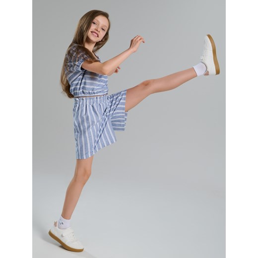 Sinsay - Komplet dzianinowy w paski - wielobarwny Sinsay 140 Sinsay