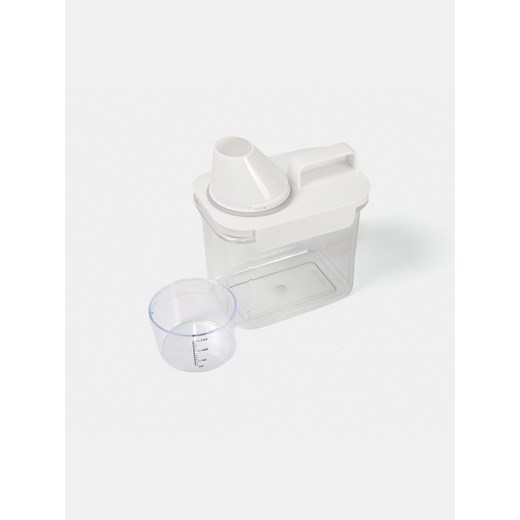 Sinsay - Pojemnik do przechowywania z miarką - biały Sinsay One Size Sinsay