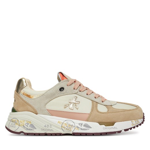 Sneakersy Premiata Mased Var 7397 Beżowy ze sklepu eobuwie.pl w kategorii Buty sportowe damskie - zdjęcie 181223338