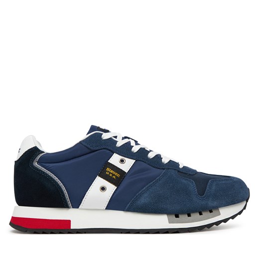 Sneakersy Blauer S5QUEENS01 Granatowy ze sklepu eobuwie.pl w kategorii Buty sportowe męskie - zdjęcie 181223458