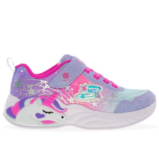 Buty dziecięce Skechers S Lights Unicorn Dreams Wishful Magic 302299LLVHP - fioletowe ze sklepu streetstyle24.pl w kategorii Buty sportowe dziecięce - zdjęcie 181223475