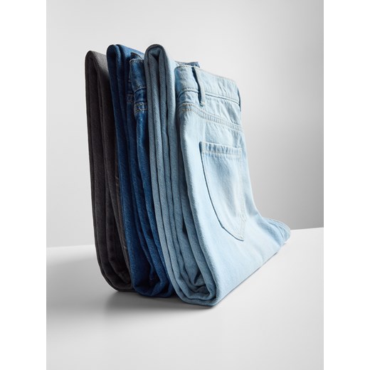 Reserved - Jeansy wide leg baggy - jasnoszary ze sklepu Reserved w kategorii Jeansy damskie - zdjęcie 181223968