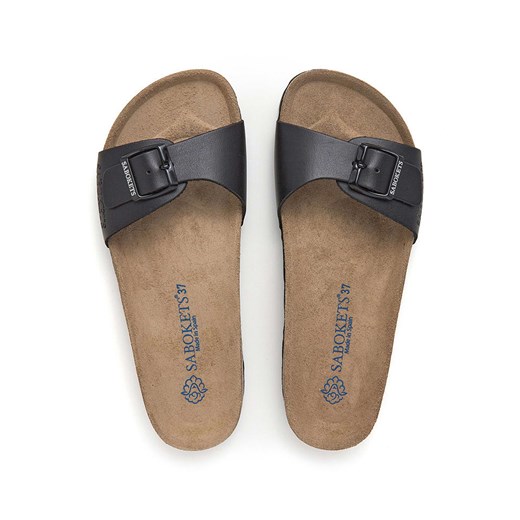 SABOKETS Klapki w kolorze czarnym Sabokets 37 Limango Polska promocyjna cena