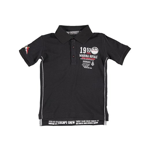 Geographical Norway Koszulka polo &quot;Kadre&quot; w kolorze czarnym ze sklepu Limango Polska w kategorii T-shirty chłopięce - zdjęcie 181224838