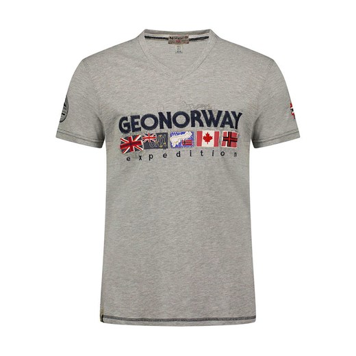 Geographical Norway Koszulka &quot;Jouky&quot; w kolorze szarym ze sklepu Limango Polska w kategorii T-shirty chłopięce - zdjęcie 181224888