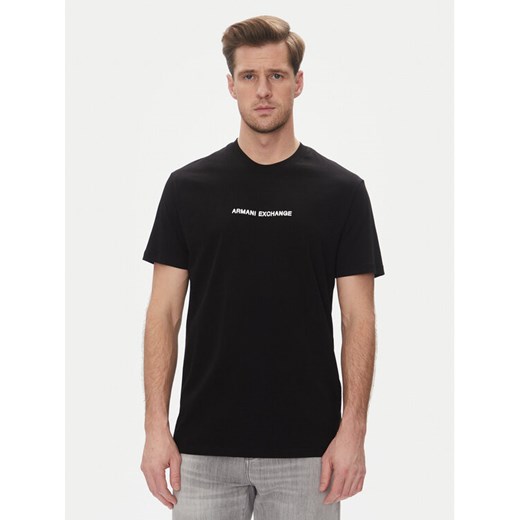 Armani Exchange T-Shirt XM000787 AF12308 UC001 Czarny Regular Fit ze sklepu MODIVO w kategorii T-shirty męskie - zdjęcie 181226739