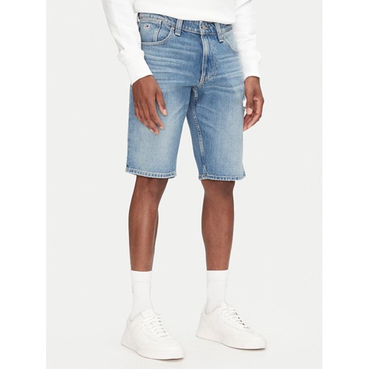 Tommy Jeans Szorty jeansowe Ronnie DM0DM21331 Niebieski Regular Fit ze sklepu MODIVO w kategorii Spodenki męskie - zdjęcie 181226948