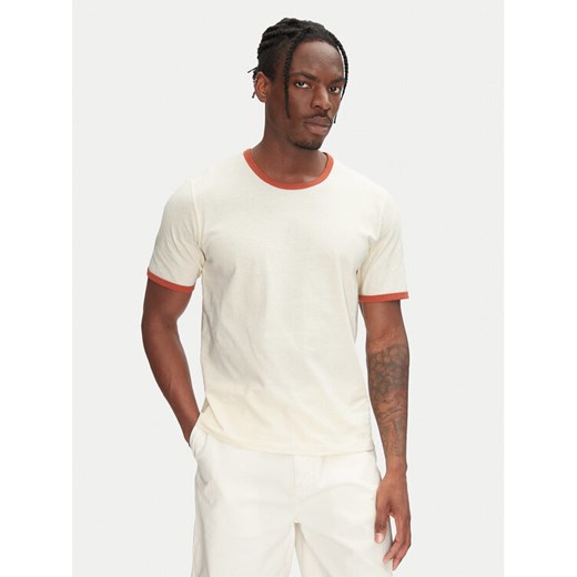 Jack&Jones T-Shirt Ringer 12277262 Écru Regular Fit ze sklepu MODIVO w kategorii T-shirty męskie - zdjęcie 181227086