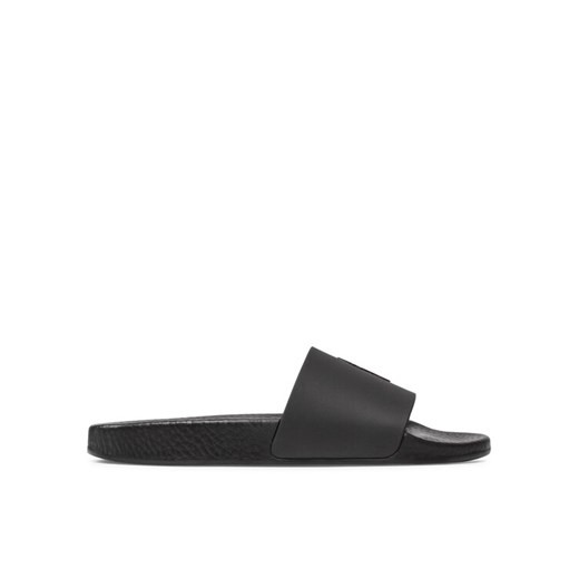Polo Ralph Lauren Klapki Polo Slide 809852071004 Czarny ze sklepu MODIVO w kategorii Klapki męskie - zdjęcie 181227087