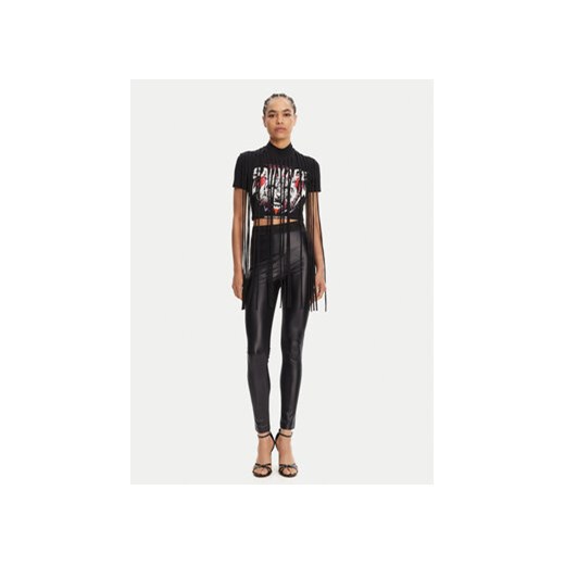 Versace Jeans Couture T-Shirt 78HAHE01 Czarny Slim Fit L MODIVO