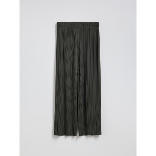 Reserved - Plisowane spodnie - ciemnoszary Reserved XL Reserved