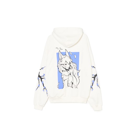 Cropp - Bluza z Ahri z League of Legends - kremowy Cropp M Cropp