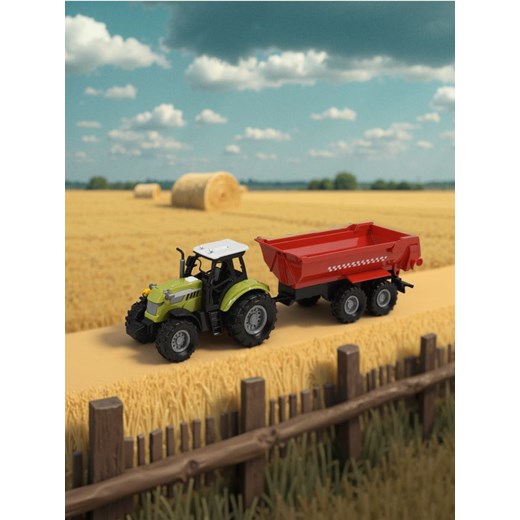 Sinsay - Pojazd - Traktor z przyczepą - czerwony Sinsay One Size Sinsay