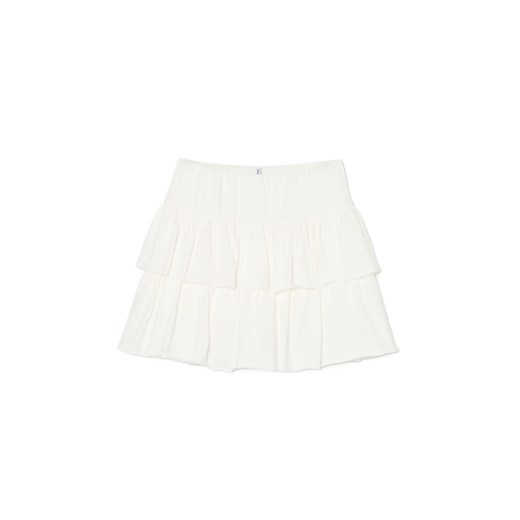 Cropp - Białe spódnico-spodenki - biały Cropp XS Cropp