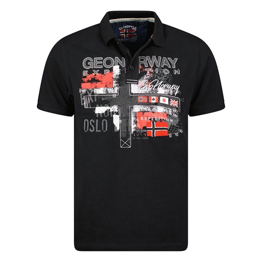Geographical Norway Koszulka polo &quot;Ketchup&quot; w kolorze czarnym ze sklepu Limango Polska w kategorii T-shirty chłopięce - zdjęcie 181233187