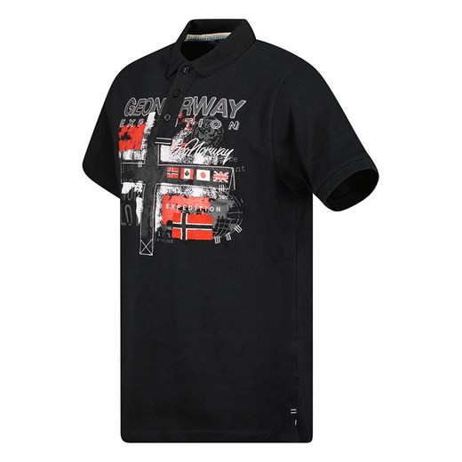 Geographical Norway Koszulka polo &quot;Ketchup&quot; w kolorze czarnym Geographical Norway 140 wyprzedaż Limango Polska