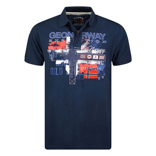 Geographical Norway Koszulka polo &quot;Ketchup&quot; w kolorze granatowym ze sklepu Limango Polska w kategorii T-shirty chłopięce - zdjęcie 181233195