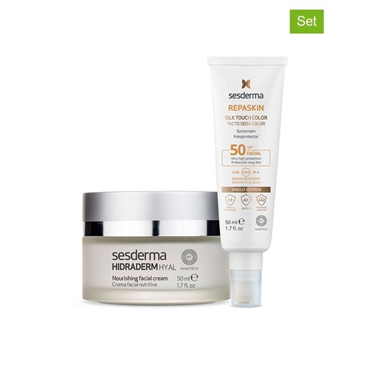 SESDERMA 2-częściowy zestaw &apos;&apos;Repaskin Silk Touch Color Facial &amp; Hidraderm Hyal&apos;&apos; ze sklepu Limango Polska w kategorii Kremy do twarzy - zdjęcie 181233295