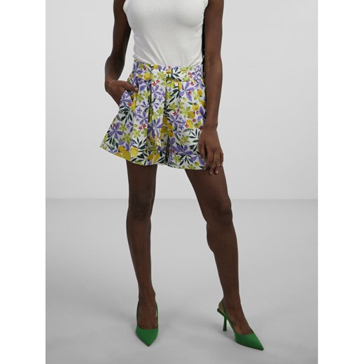 YAS Szorty materiałowe 26030681 Kolorowy Regular Fit Yas XS MODIVO