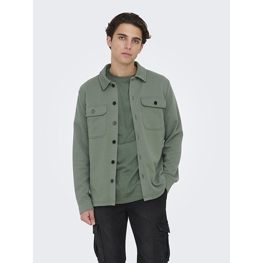 ONLY &amp; SONS Koszula w kolorze khaki ze sklepu Limango Polska w kategorii Koszule męskie - zdjęcie 181234477