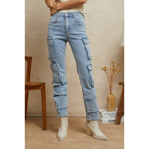 Plume Dżinsy &quot;Mollo&quot; - Slim fit - w kolorze błękitnym ze sklepu Limango Polska w kategorii Jeansy damskie - zdjęcie 181234707