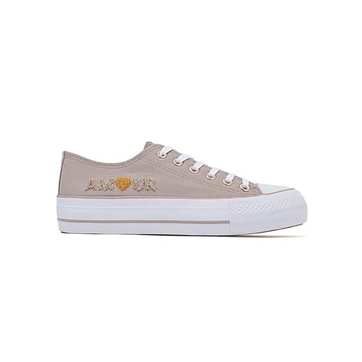 Sixth Sens Sneakersy w kolorze beżowym ze sklepu Limango Polska w kategorii Trampki damskie - zdjęcie 181234725