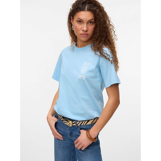 Vero Moda Koszulka w kolorze błękitnym Vero Moda L Limango Polska okazyjna cena