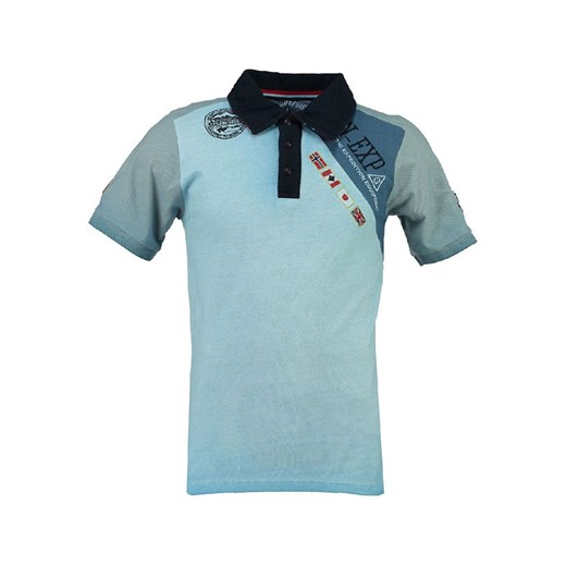Geographical Norway Koszulka polo &quot;Kasri&quot; w kolorze błękitnym ze sklepu Limango Polska w kategorii T-shirty chłopięce - zdjęcie 181235029