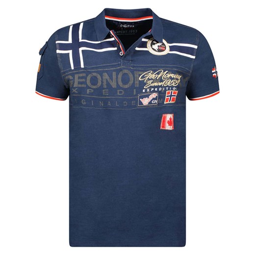 Geographical Norway Koszulka polo &quot;Karadock&quot; w kolorze granatowym ze sklepu Limango Polska w kategorii T-shirty chłopięce - zdjęcie 181235046