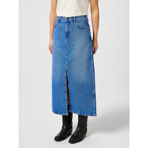 DAMSKA SPÓDNICA WRANGLER DENIM MAXI SKIRT ONCE LOVED 112356425 ze sklepu YouNeedit.pl w kategorii Spódnice - zdjęcie 181235485