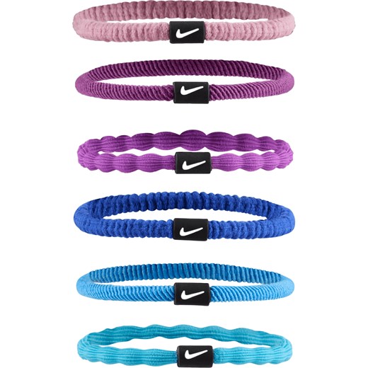 Opaski do włosów Nike Flex (6 szt.) - Różowy ze sklepu Nike poland w kategorii Opaski do włosów - zdjęcie 181235729