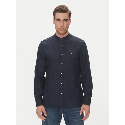 Tommy Hilfiger Koszula MW0MW39271 Granatowy Regular Fit ze sklepu MODIVO w kategorii Koszule męskie - zdjęcie 181238476