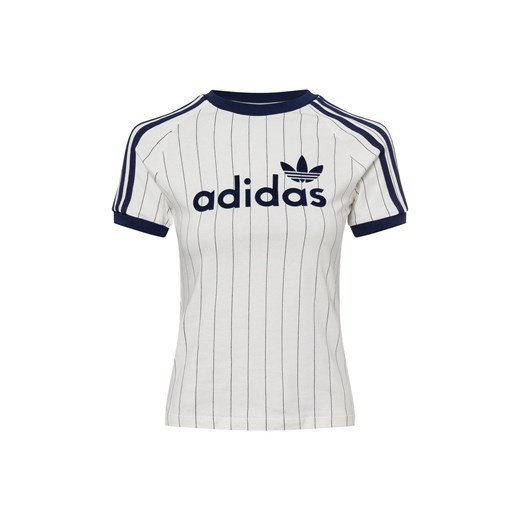 adidas Originals Koszulka damska - Graphic Cali Kobiety Bawełna biały w paski ze sklepu vangraaf w kategorii Bluzki damskie - zdjęcie 181239946