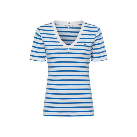 Tommy Hilfiger Koszulka damska Kobiety Bawełna niebieski w paski ze sklepu vangraaf w kategorii Bluzki damskie - zdjęcie 181239948