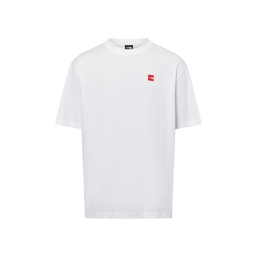 The North Face Koszulka męska Mężczyźni Bawełna biały jednolity ze sklepu vangraaf w kategorii T-shirty męskie - zdjęcie 181239957
